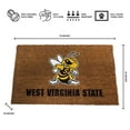 thumbnail image 3 of Logo Brands West Virginia State Yellow Jackets Doormat, 3 of 5