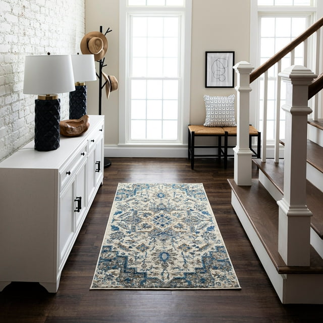 Mohawk Home Priam Woven Area Rug, Blue, Assorted Sizes