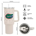 thumbnail image 3 of Logo Brands Florida Gators 40 oz. Stainless Steel Tumbler Set, 3 of 6
