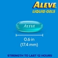 thumbnail image 3 of Aleve Pain Reliever & Fever Reducer Naproxen Sodium Liquid Gels, 180 ct., 3 of 9