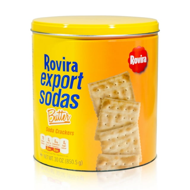 Rovira Export Butter Soda Crackers, 30 oz.