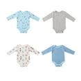thumbnail image 5 of Member's Mark Baby 4-Pack Long Sleeve Organic Cotton Bodysuit, 5 of 10