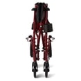 thumbnail image 4 of Ultra Lightweight Transport Wheelchair, Burgundy, 4 of 9