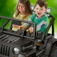 thumbnail image 2 of Power Wheels Jeep Wrangler 12-Volt Ride-On, 2 of 11