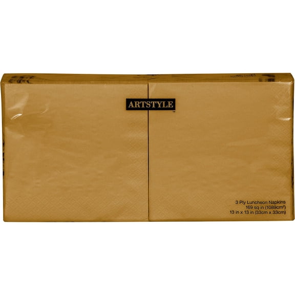Artstyle 3-Ply Lunch Napkins, 6.5", 200 ct., Choose Color