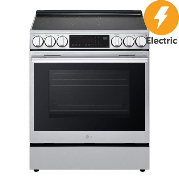 LG 6.3 cu. ft. Smart Induction Slide-In Range with New Handle and Print Proof® Stainless Steel