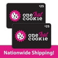 thumbnail image 1 of One Hot Cookie $50 Value Gift Cards - 2 x $25, 1 of 4