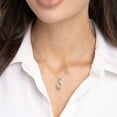 thumbnail image 5 of Lab Created White Sapphire Necklace, 5 of 5