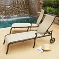 thumbnail image 1 of Member's Mark Agio 2-Pack Sling Chaise with Wheels, 1 of 4