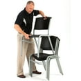 thumbnail image 6 of Lifetime Plastic Stacking Chair /Black & Silver - Commercial, 6 of 8