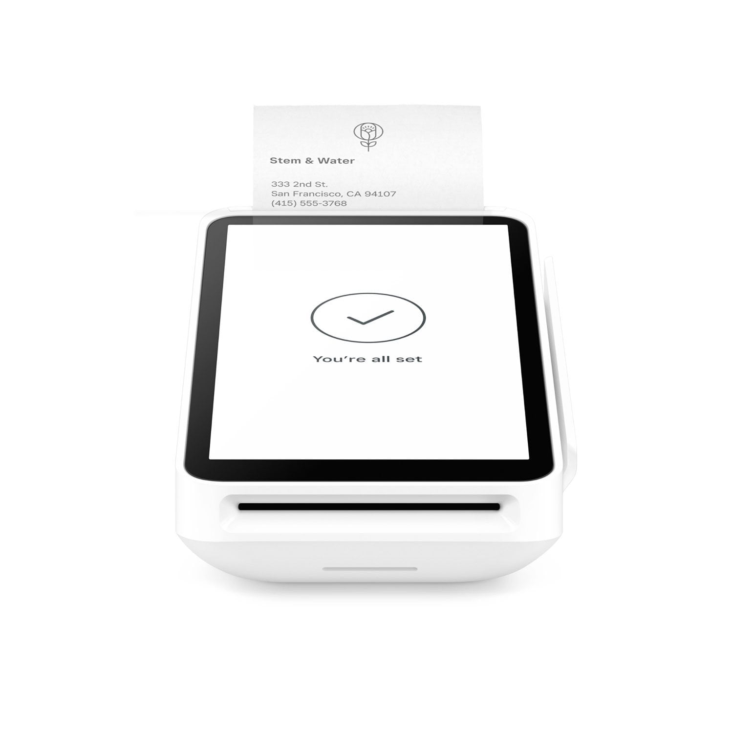 Square ターミナル ホワイト Square A-SKU-0880 Square ハンディ ポータブルPOSレジ【正規販売店 店舗用品