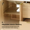 thumbnail image 7 of OVE Decors Gabi 60" W x 22" D Freestanding Bathroom Vanity with Sink, 7 of 15