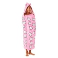 thumbnail interactive-video image 1 of Member's Mark 100% Cotton Kids' Hooded Towel With Hand Pockets, 1 of 6