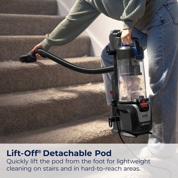 Bissell CleanView Max Lift-Off Upright Vacuum with HEPA Sealed
