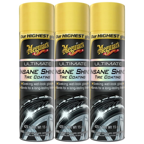 Meguiar’s® Ultimate Insane Shine Tire Coating 3pk, 45oz