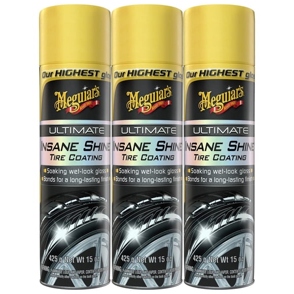 Meguiar’s® Ultimate Insane Shine Tire Coating 3pk, 45oz