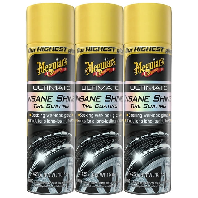 Meguiar’s® Ultimate Insane Shine Tire Coating 3pk, 45oz