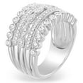thumbnail image 2 of Diamond Multi Row Ring in Sterling Silver, 2 of 4