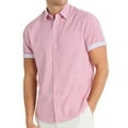 thumbnail image 5 of Nick Graham Men's Performance Short Sleeve Woven Sport Shirt, 5 of 9