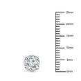 thumbnail image 4 of 0.45 CT. T.W. Diamond Stud Earrings in 14K Gold, 4 of 4