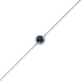 thumbnail image 2 of Genuine Gemstone & Diamond Accent Bracelet in 14K Gold, 2 of 7
