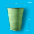 thumbnail image 2 of Member's Mark Premium Quality Green Cups, 18 fl. oz., 160ct., 2 of 5