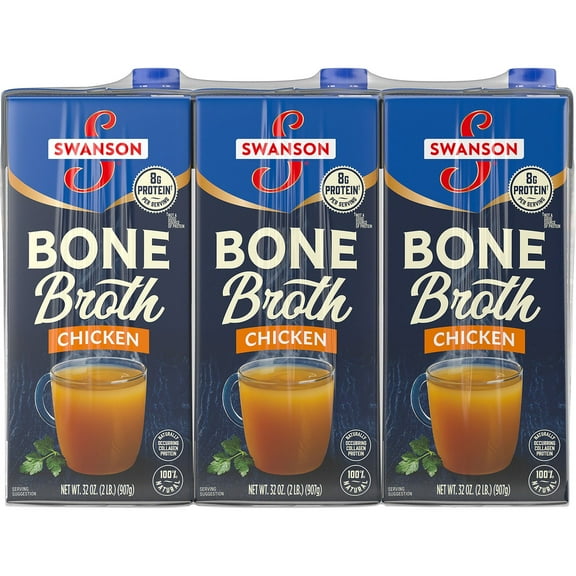Swanson Chicken Bone Broth, 32 oz., 3 pk.