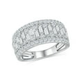 thumbnail image 1 of 1.45 CT. T.W. Baguette and Round Cut Diamond Ring in 14K Gold, 1 of 5