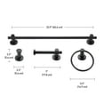 thumbnail image 7 of Globe Electric Brooklyn 5-Piece Bathroom Set in Black with Vanity and Bulbs, 7 of 12