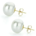 thumbnail image 4 of Freshwater 11-12mm Pearl Station Necklace and Stud Earring Set, 4 of 4