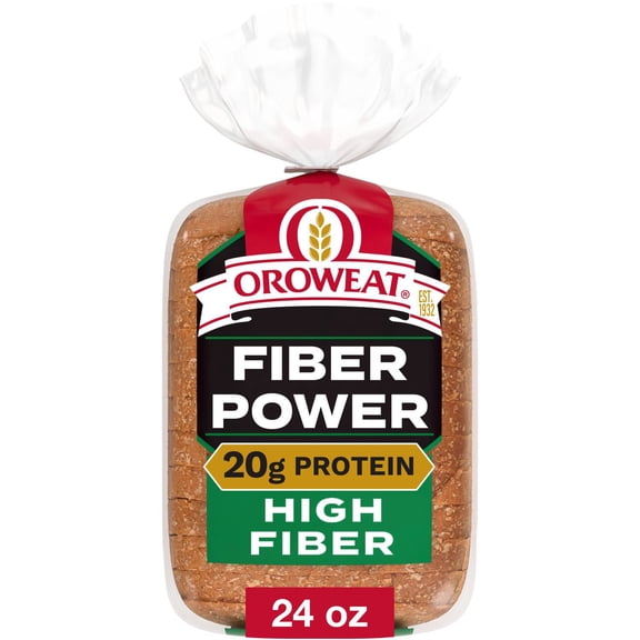 Oroweat High Fiber Fiber Power Bread, 24 oz.