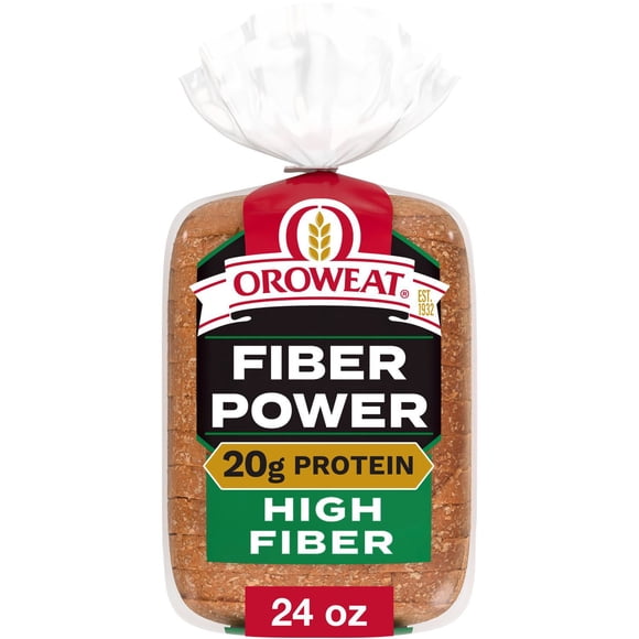 Oroweat High Fiber Fiber Power Bread, 24 oz.