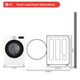 thumbnail image 5 of LG 7.4 cu. ft. Ultra Large Capacity Gas Dryer with AI Sensor Dry, 5 of 12