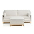 thumbnail image 3 of details by Becki Owens Freesia Upholstered Sofa and Storage Ottoman, 3 of 10