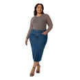thumbnail image 5 of Edited by Hunter McGrady Women's Denim Midi Skirt, 5 of 9