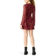 thumbnail image 2 of Betsey Johnson Women's Long Sleeve Babydoll Mini Dress, 2 of 5