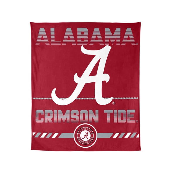 Logo Brands Alabama Crimson Tide 60"x70" Super Plush Blanket
