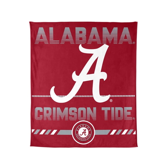 Logo Brands Alabama Crimson Tide 60"x70" Super Plush Blanket