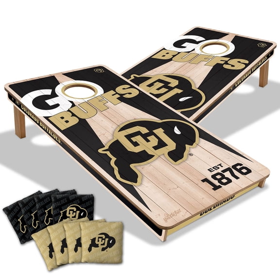 YouTheFan Colorado Buffaloes 2'x4' Cornhole Board Set