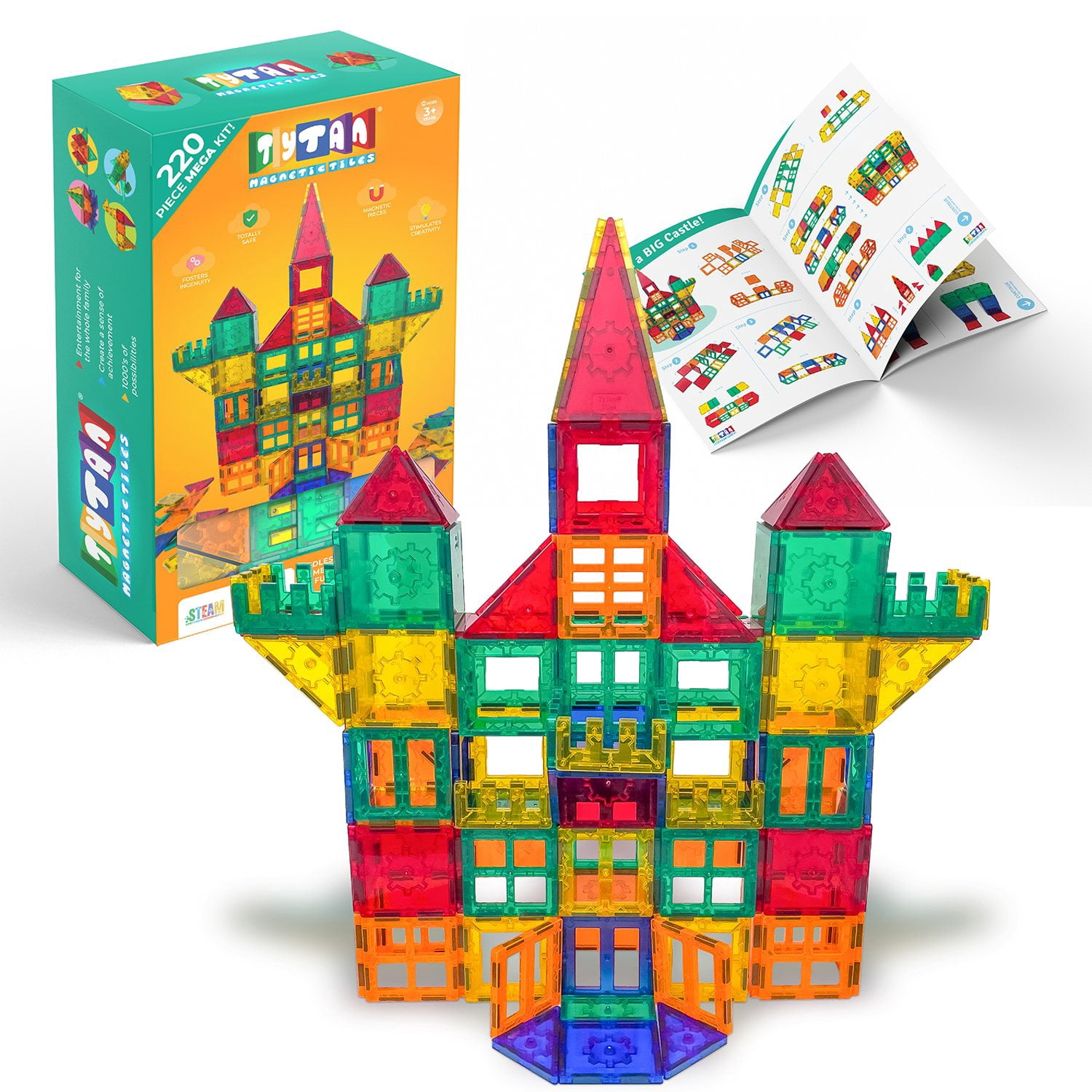 Tytan Toys Magnetic Tiles Building Set, 220 pcs. - Samsclub.com