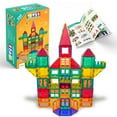 thumbnail image 1 of Tytan Toys Magnetic Tiles Building Set, 220 pcs., 1 of 10