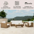thumbnail image 2 of details by Becki Owens, Mariposa Outdoor 4-Piece Patio Seating Set with Sunbrella Fabric, 2 of 18