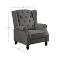 thumbnail image 2 of Sydney Fabric Pushback Recliner, Assorted Colors, 2 of 10