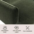 thumbnail image 2 of Gatsby Modern Stain-Resistant Velvet Accent Chair, Assorted Colors, 2 of 14