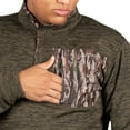 thumbnail image 6 of Habit Men’s Snap Front Fleece Pullover with Scent-Factor, 6 of 7