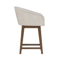 thumbnail image 13 of HH2 Home Upholstered Barrel Back Wood Adjustable Height Swivel Bar Stool, 13 of 19