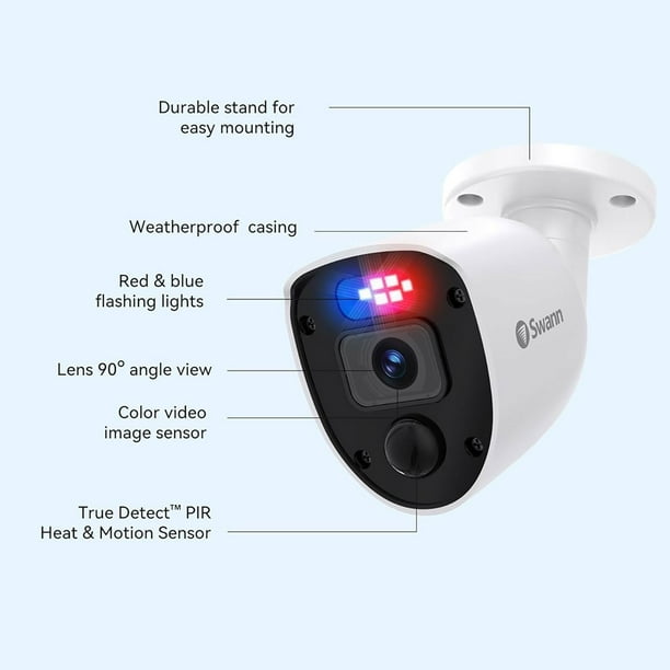 Swann Enforcer 1080p Cameras with 1 TB DVR Security System, 8pk