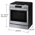 thumbnail image 3 of Samsung Bespoke 6.3 cu. ft. Smart Slide-In Gas Range w/ Air Fry Max, 3 of 10