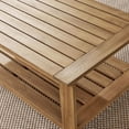 thumbnail image 4 of Member's Mark Lisbon Teak Deep Seating Set with Sunbrella Fabric, 4pc, 4 of 5