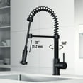 thumbnail image 5 of Vigo Edison Pull-Down Spray Kitchen Faucet (Matte Black), 5 of 16